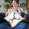 Deer Man Throw Pillow By Image Conscious - by all about vibe