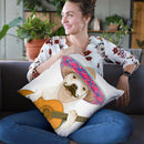 Dog Guitarist Throw Pillow By Image Conscious - by all about vibe