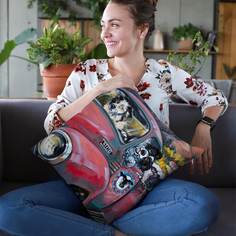 1-800 Ewe Guys Throw Pillow By Image Conscious - by all about vibe