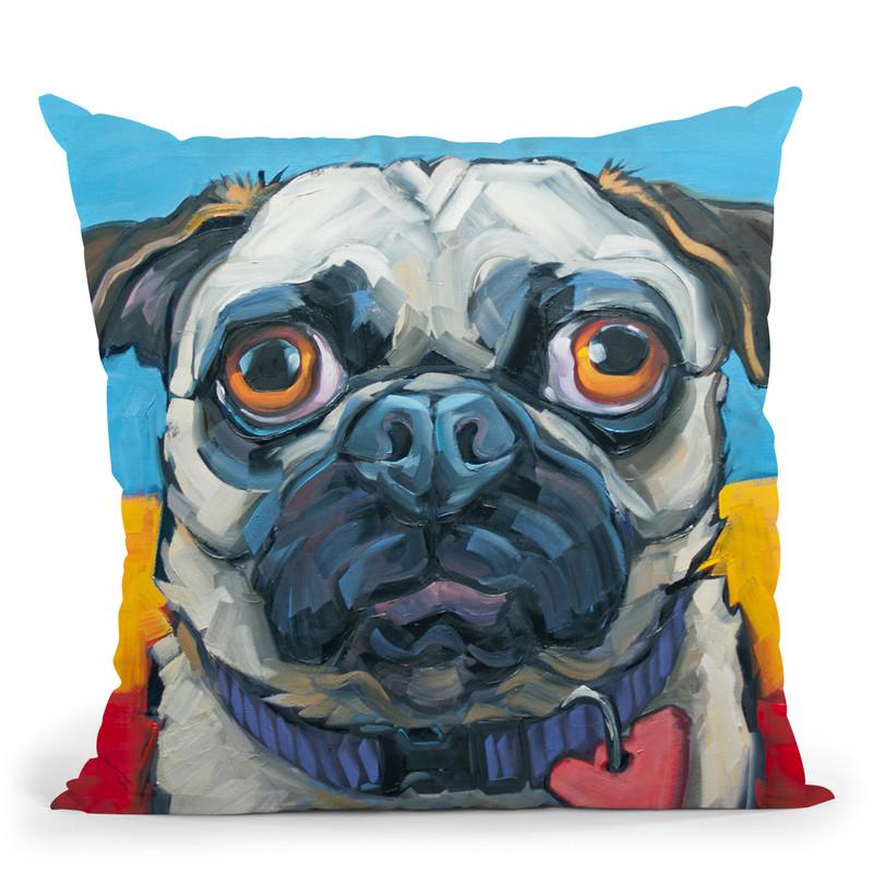 Little Big Heart Throw Pillow By Image Conscious - by all about vibe