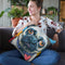 Little Big Heart Throw Pillow By Image Conscious - by all about vibe