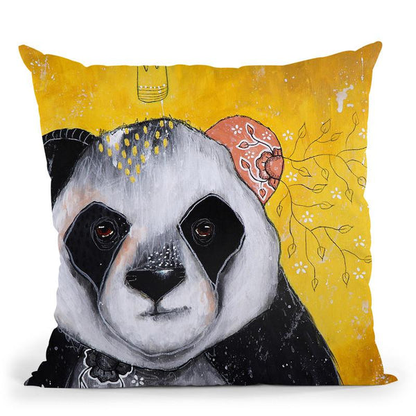 Of Fur And Friendship Throw Pillow By Image Conscious - by all about vibe