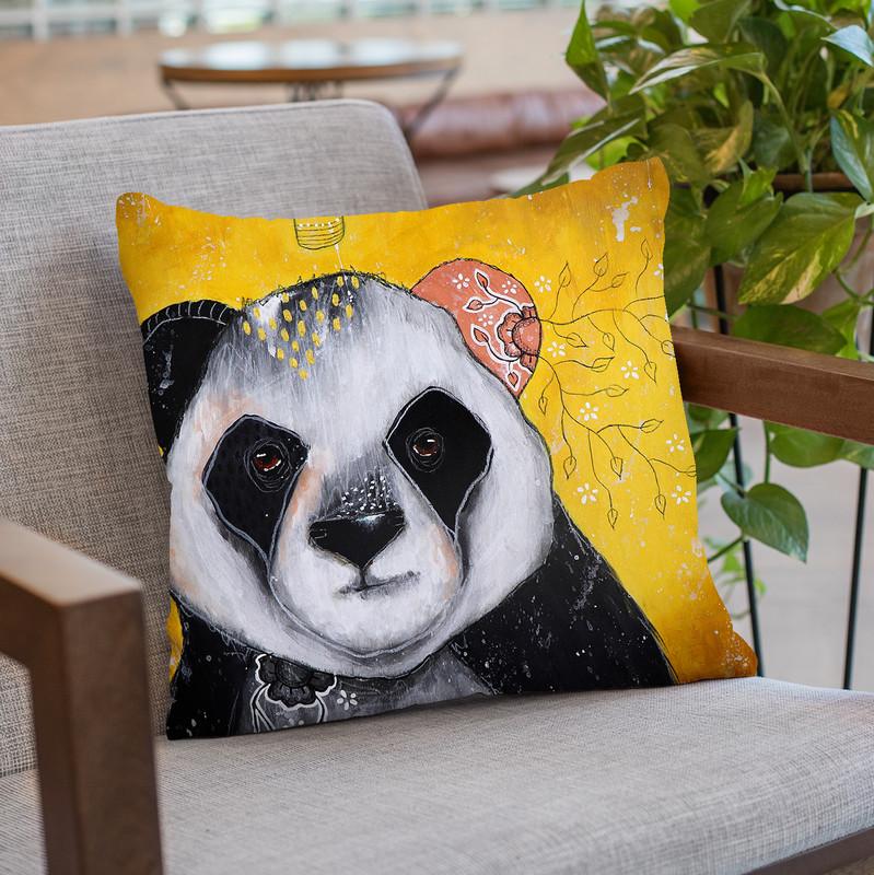 Of Fur And Friendship Throw Pillow By Image Conscious - by all about vibe