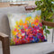 Irises Throw Pillow By Image Conscious - by all about vibe