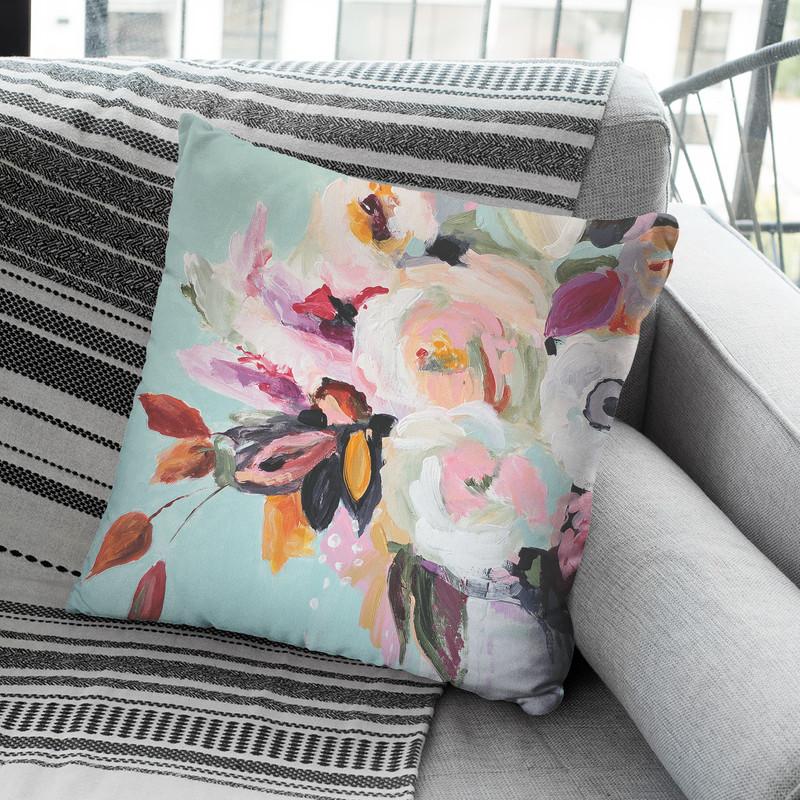 Fall Into Summer Throw Pillow By Image Conscious