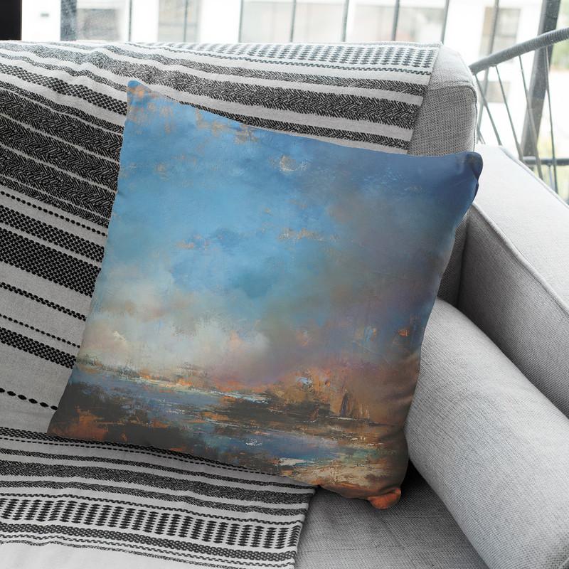 Reclaimed Land Throw Pillow By Image Conscious