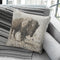 Lone Buffalo Throw Pillow By Image Conscious