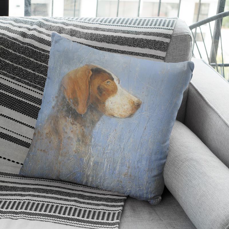 A Very Good Dog Throw Pillow By Image Conscious