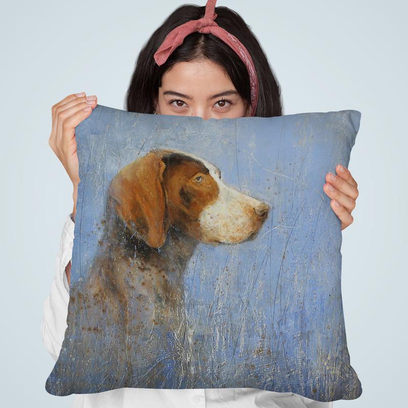 A Very Good Dog Throw Pillow By Image Conscious
