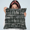 Black Collage Throw Pillow By Image Conscious
