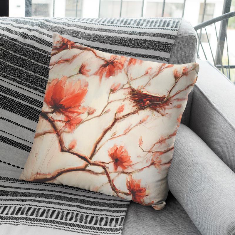 Flush With Possibilities Throw Pillow By Image Conscious