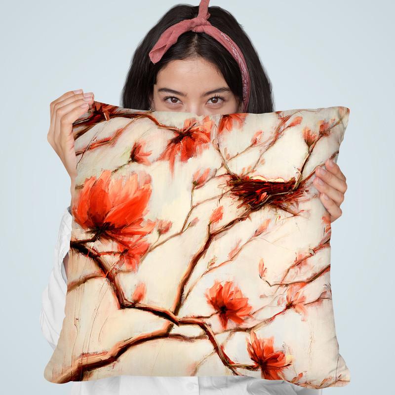 Flush With Possibilities Throw Pillow By Image Conscious