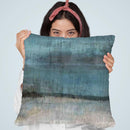 Study In Light Blue Throw Pillow By Image Conscious