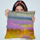 Field Of Lavenders 1 Throw Pillow By Image Conscious