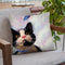 Cat And Butterfly Throw Pillow By Image Conscious - by all about vibe