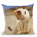 Eye On Butterfly V Throw Pillow By Image Conscious - by all about vibe