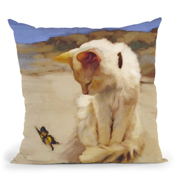Eye On Butterfly V Throw Pillow By Image Conscious - by all about vibe