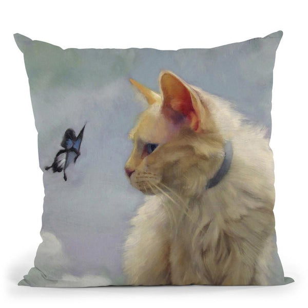 The Greeter Throw Pillow By Image Conscious - by all about vibe