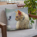 The Greeter Throw Pillow By Image Conscious - by all about vibe