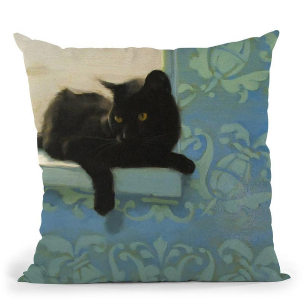 Window Seat Throw Pillow By Image Conscious - by all about vibe