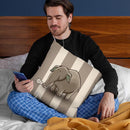 Elephant Throw Pillow By Image Conscious - by all about vibe