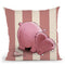 Hippo Throw Pillow By Image Conscious - by all about vibe