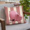 Hippo Throw Pillow By Image Conscious - by all about vibe