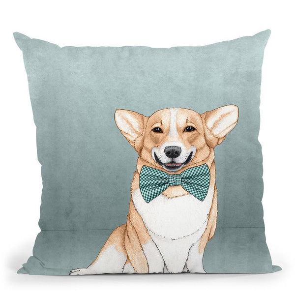 Corgi Dog Throw Pillow By Image Conscious - by all about vibe