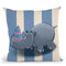 Rhino Throw Pillow By Image Conscious - by all about vibe