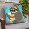 Snacking Sloth Throw Pillow By Image Conscious - by all about vibe