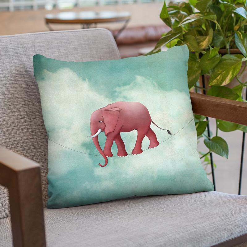 Walking On A Thin Line Throw Pillow By Image Conscious - by all about vibe
