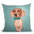 The Wiener Dog Throw Pillow By Image Conscious - by all about vibe