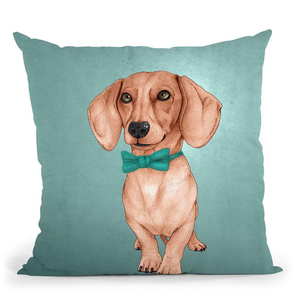 The Wiener Dog Throw Pillow By Image Conscious - by all about vibe