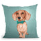 The Wiener Dog Throw Pillow By Image Conscious - by all about vibe