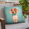 The Wiener Dog Throw Pillow By Image Conscious - by all about vibe
