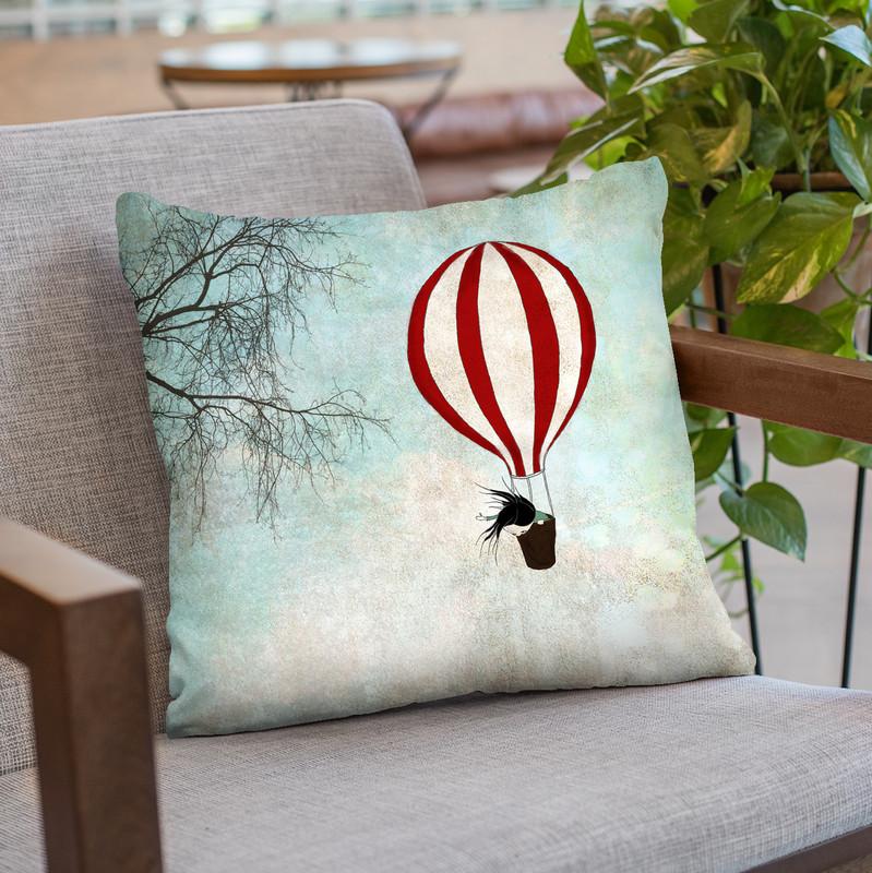 Up In The Air Throw Pillow By Image Conscious - by all about vibe