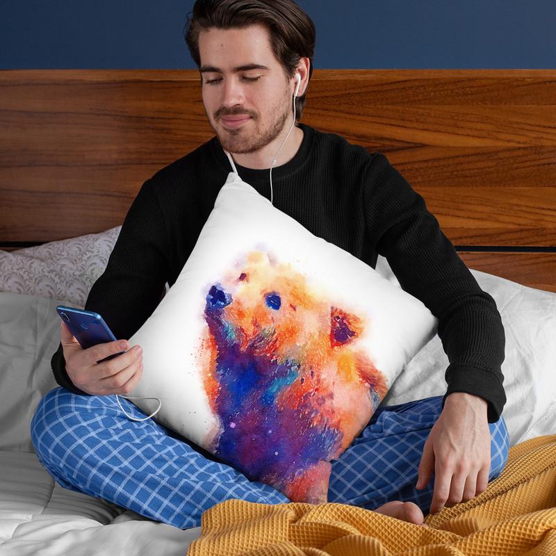 The Protective Ii Throw Pillow By Image Conscious - by all about vibe