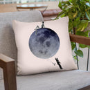 Moon Jump Throw Pillow By Image Conscious - by all about vibe