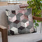 Cubes Rose Throw Pillow By Image Conscious - by all about vibe