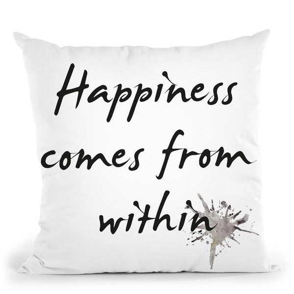 Happiness Throw Pillow By Image Conscious - by all about vibe