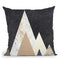 Peaks 2 Throw Pillow By Image Conscious - by all about vibe