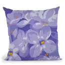 Purple Passion Throw Pillow By Image Conscious - by all about vibe