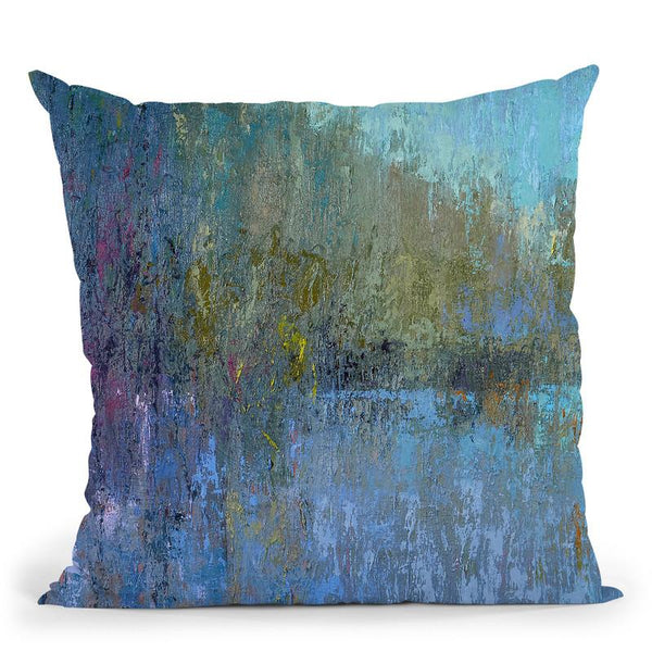 Treescape Two Throw Pillow By Image Conscious - by all about vibe