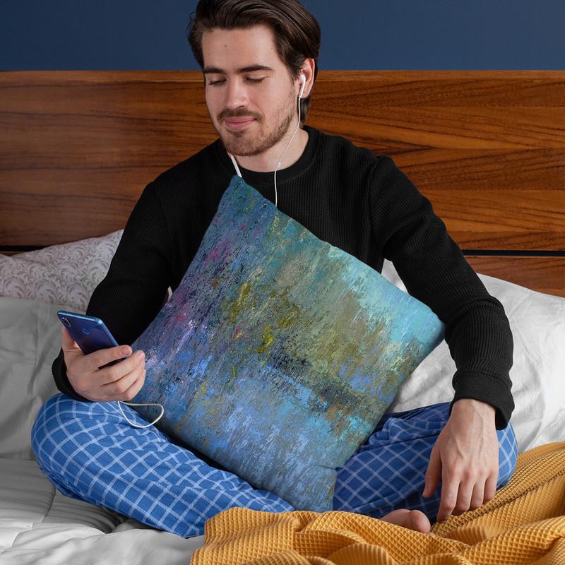 Treescape Two Throw Pillow By Image Conscious - by all about vibe