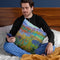 Color Field No 68 Throw Pillow By Image Conscious - by all about vibe