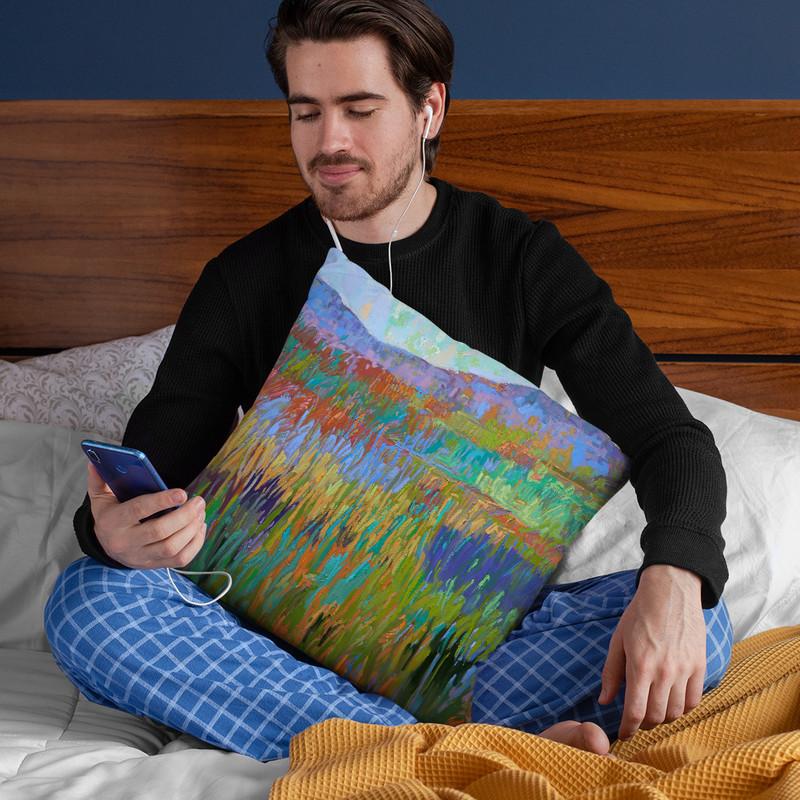 Color Field No 68 Throw Pillow By Image Conscious - by all about vibe