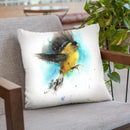 Goldfinch Throw Pillow By Image Conscious - by all about vibe