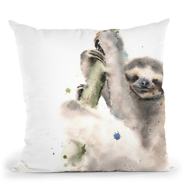 Sloth Throw Pillow By Image Conscious - by all about vibe