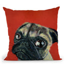 Pugly Throw Pillow By Image Conscious - by all about vibe