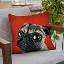 Pugly Throw Pillow By Image Conscious - by all about vibe